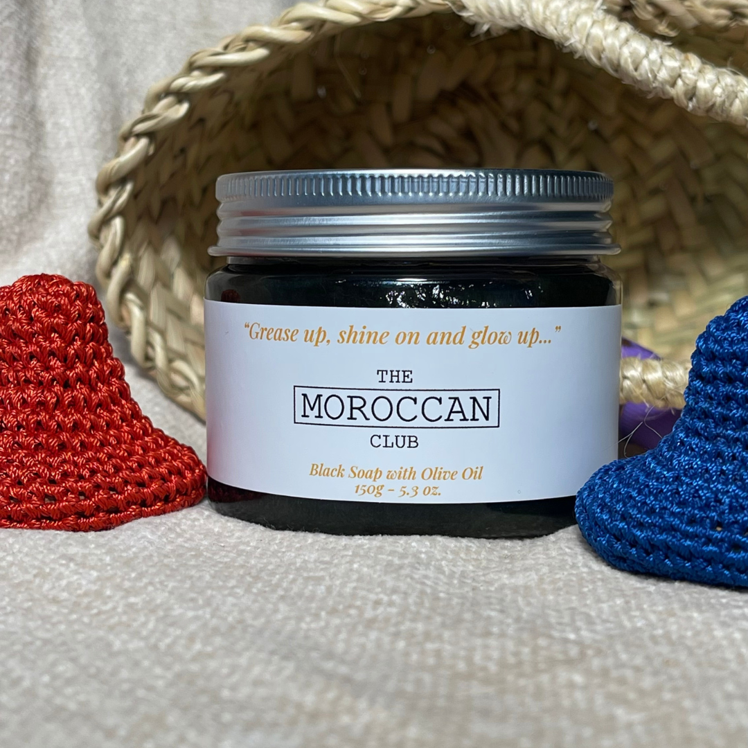 Moroccan Black Soap | Organic Black Soap | The Moroccan Club