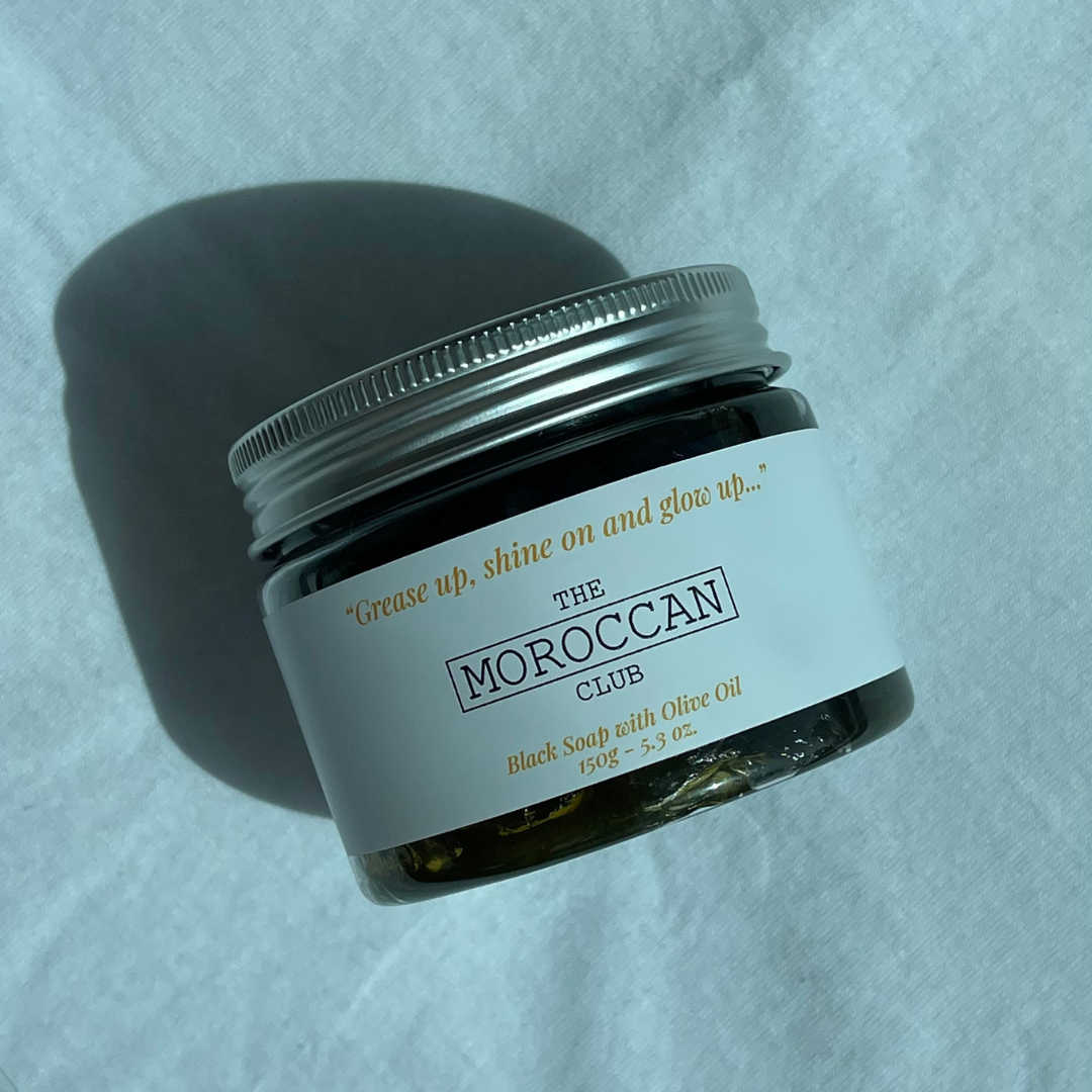 Moroccan Black Soap | Organic Black Soap | The Moroccan Club